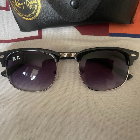 Ray-Ban Black Clubmaster Classic Sunglasses main image 5
